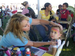 girl face painting 26