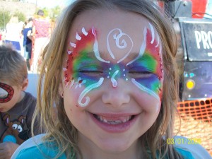 girl face painting 21