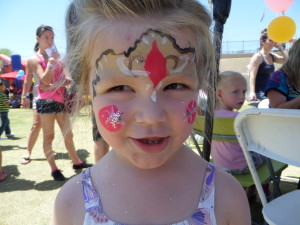 girl face painting 14