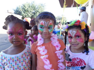 Birthday party face painting 9