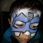 Boy face painting