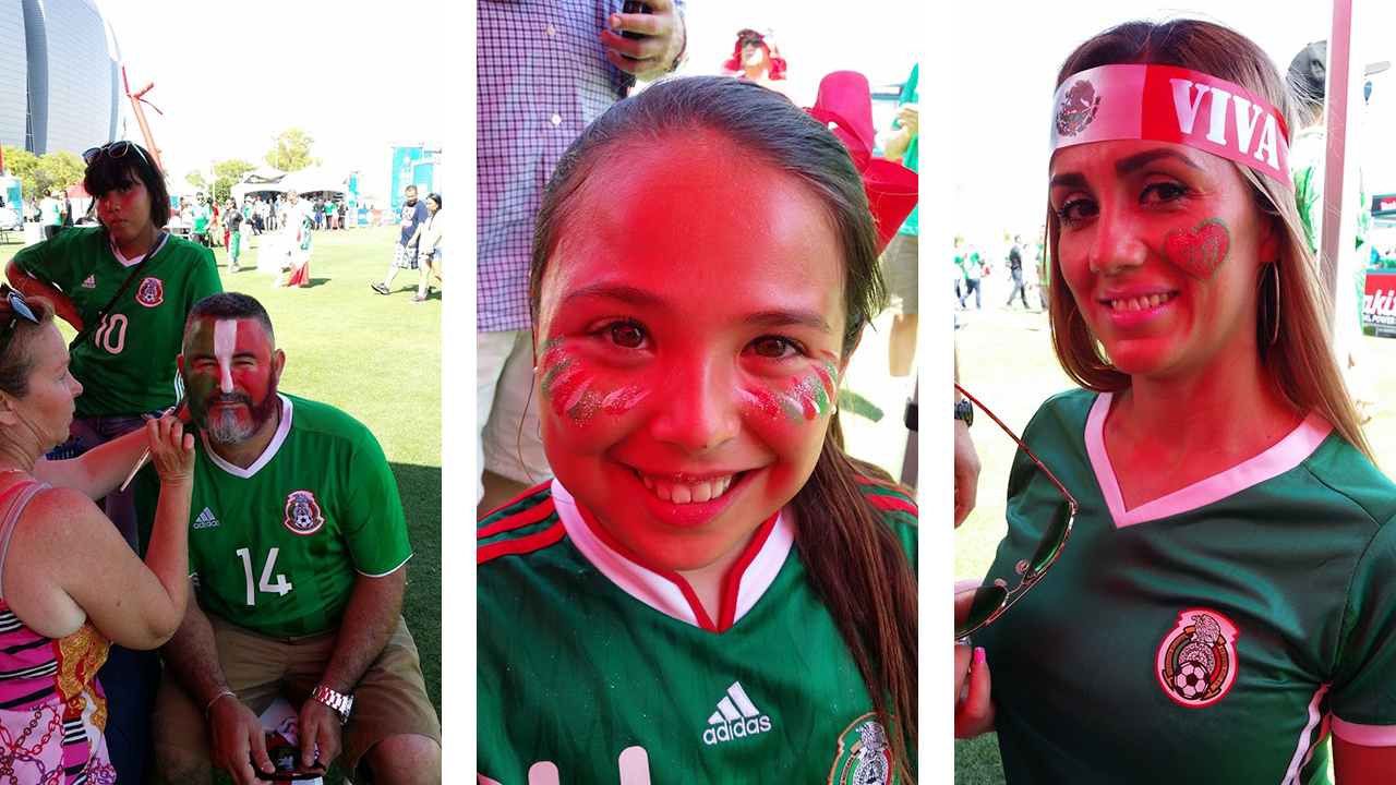 Soccer Face Painting